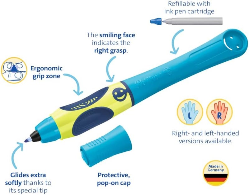 Pelikan خرطوشة حبر قلم بيليكان غريفكس 960575 - عبوة blister مكونة من 2 × 5 (أزرق) - Image 5
